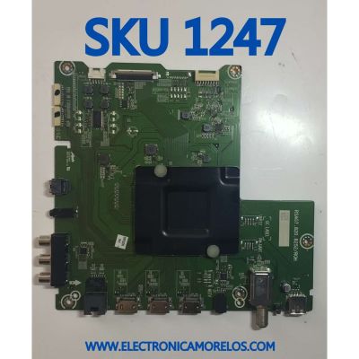 MAIN PARA TV SHARP·ROKU TV 4K·UHD·HDR / NUMERO DE PARTE 244973 / RSAG7.820.8252/ROH / 240178 / HU58A6130UWR(0010) / PANEL HD580S1U02-L1\S0\GM\ROH / DISPLAY V580DJ4-QE1 REV.C2 / MODELO LC-58Q7330U